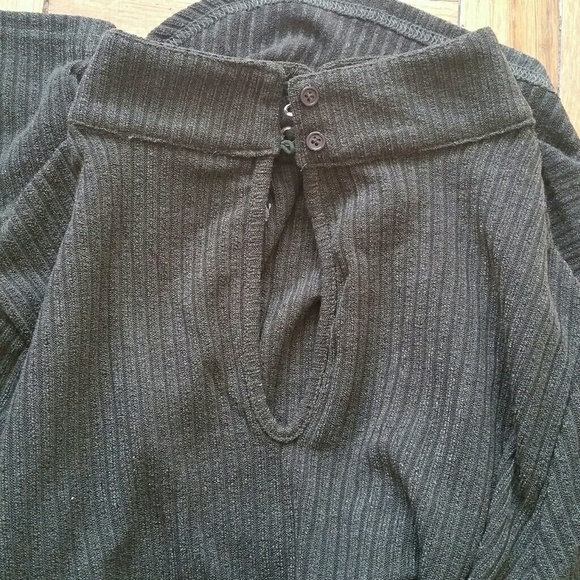 Olive Tunic Blouse LELA size Large - Picture 10 of 13